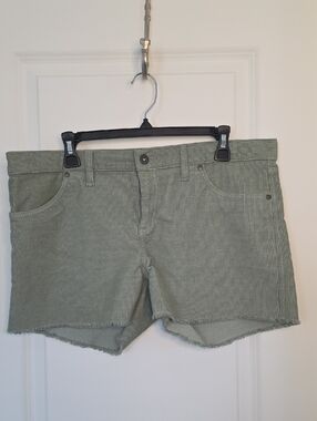 Carve Designs Sage Green Corduroy Women's Shorts